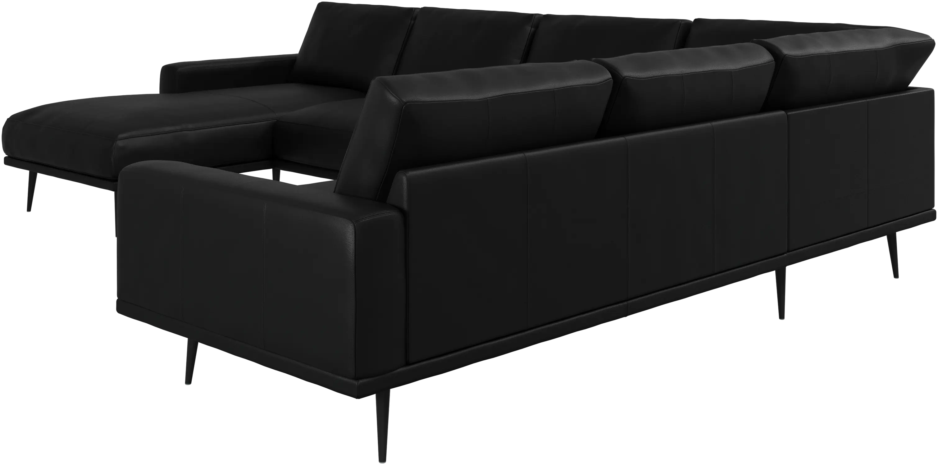 L字型ソファ | デザインを見る - ブラック | ボーコンセプト